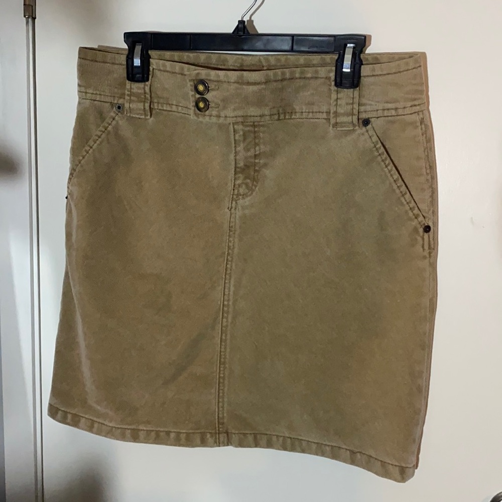 Gap Jeans Tan Corduroy Skirt